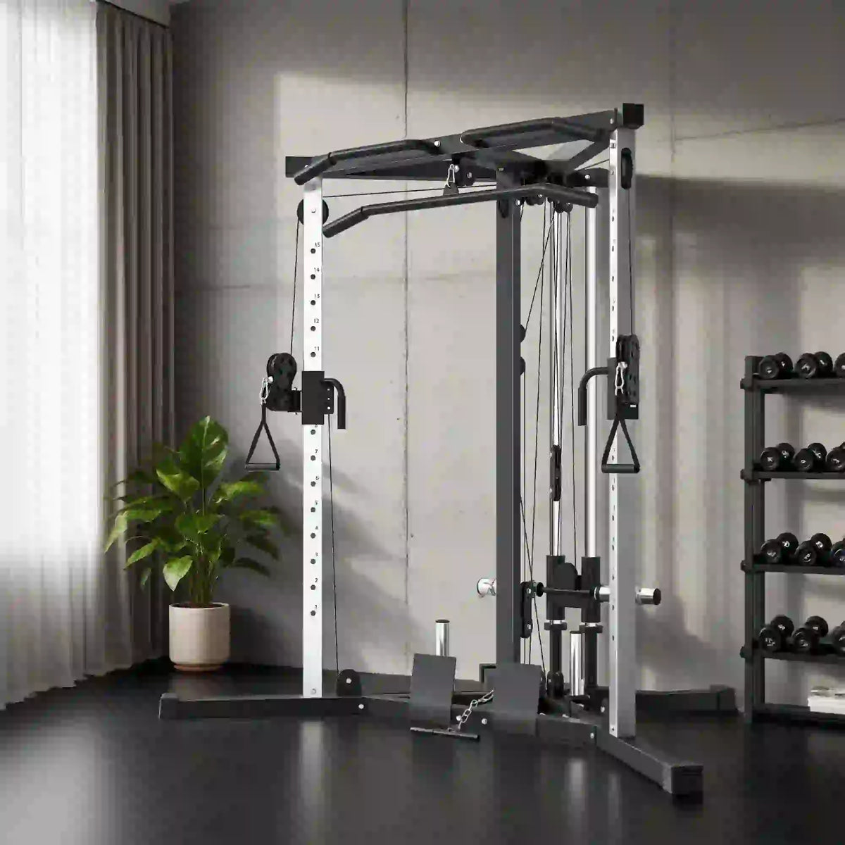 Multifunctional Home Gym, Pull Up Bar, 15-Position Adjustable Power Towers at Gallery Canada
