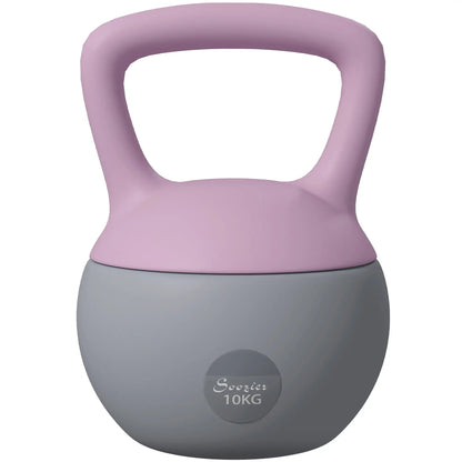 22 Lb Soft Sand Filled Kettlebell With Grip Handle, Purple Strength Training Equipment at Gallery Canada