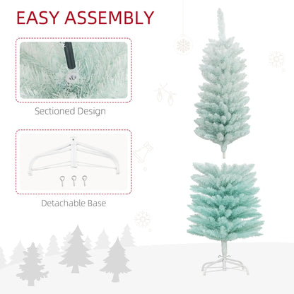 5ft Pencil Christmas Tree, Skinny Artificial, Gradient, Blue Pencil Christmas Trees at Gallery Canada
