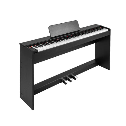 88-Key Hammer Action Weighted Keyboard, Furniture Stand, Black Pianos & Keyboards Black at Gallery Canada