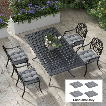4-Piece Patio Chair Cushion Set, Indoor Outdoor Replacement Pillows Patio Chair Cushions at Gallery Canada