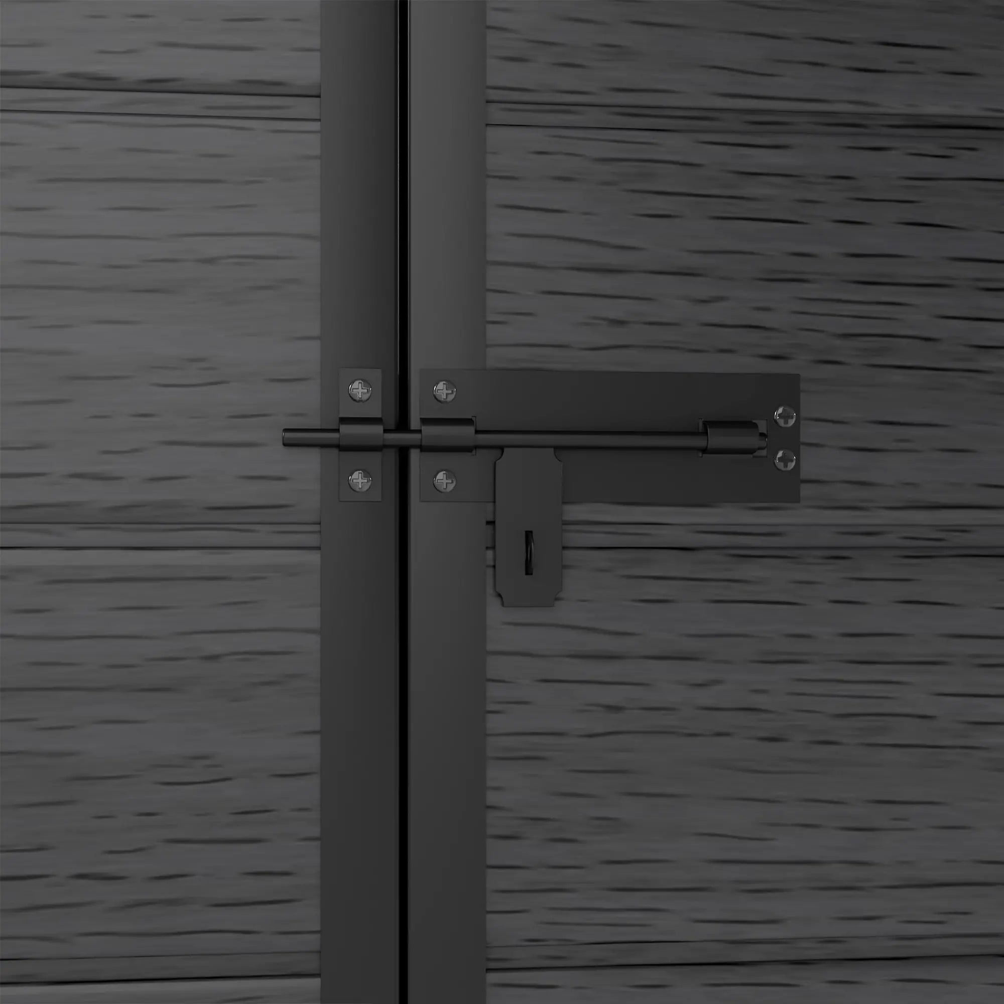 6' x 6' Outdoor Storage Shed, Plastic Garden Shed, Dark Grey, Dark Grey Sheds at Gallery Canada