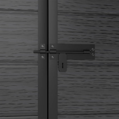 6' x 6' Outdoor Storage Shed, Plastic Garden Shed, Dark Grey, Dark Grey Sheds at Gallery Canada
