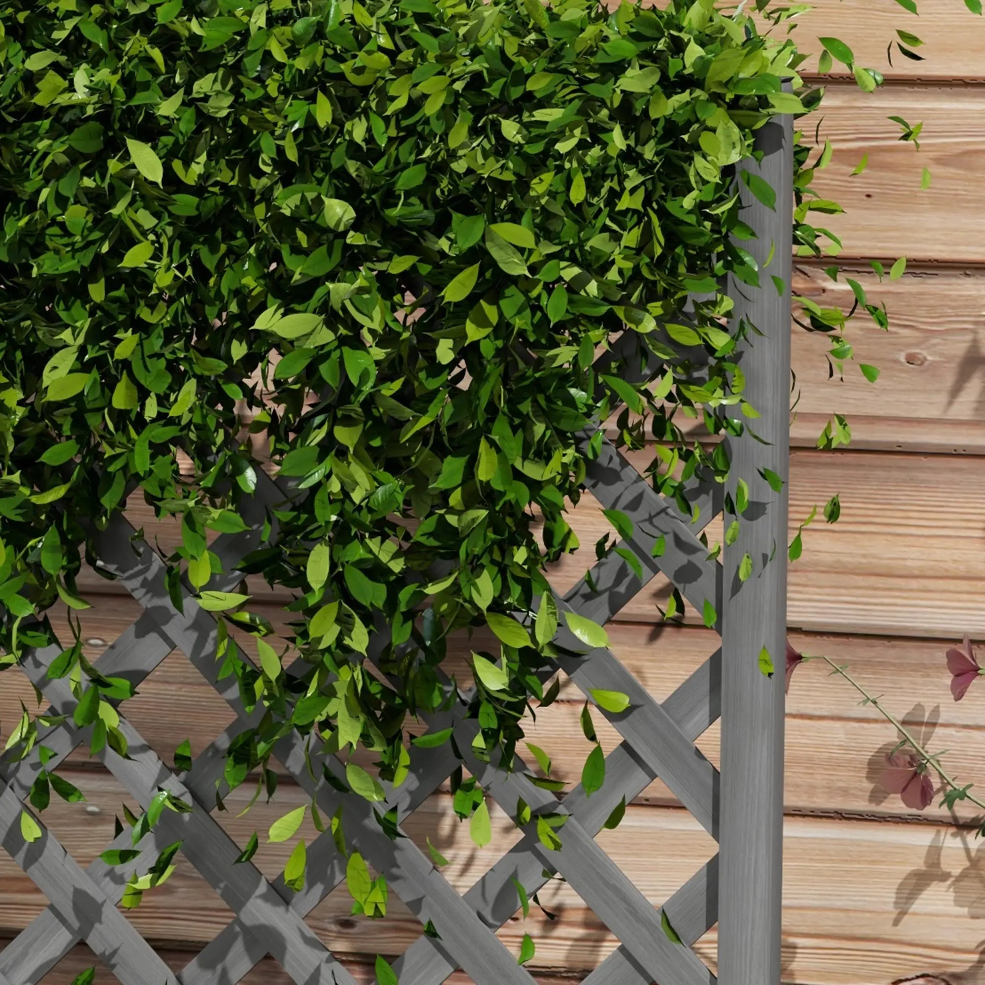 Wood Planter With Trellis, Raised Garden Bed, 28