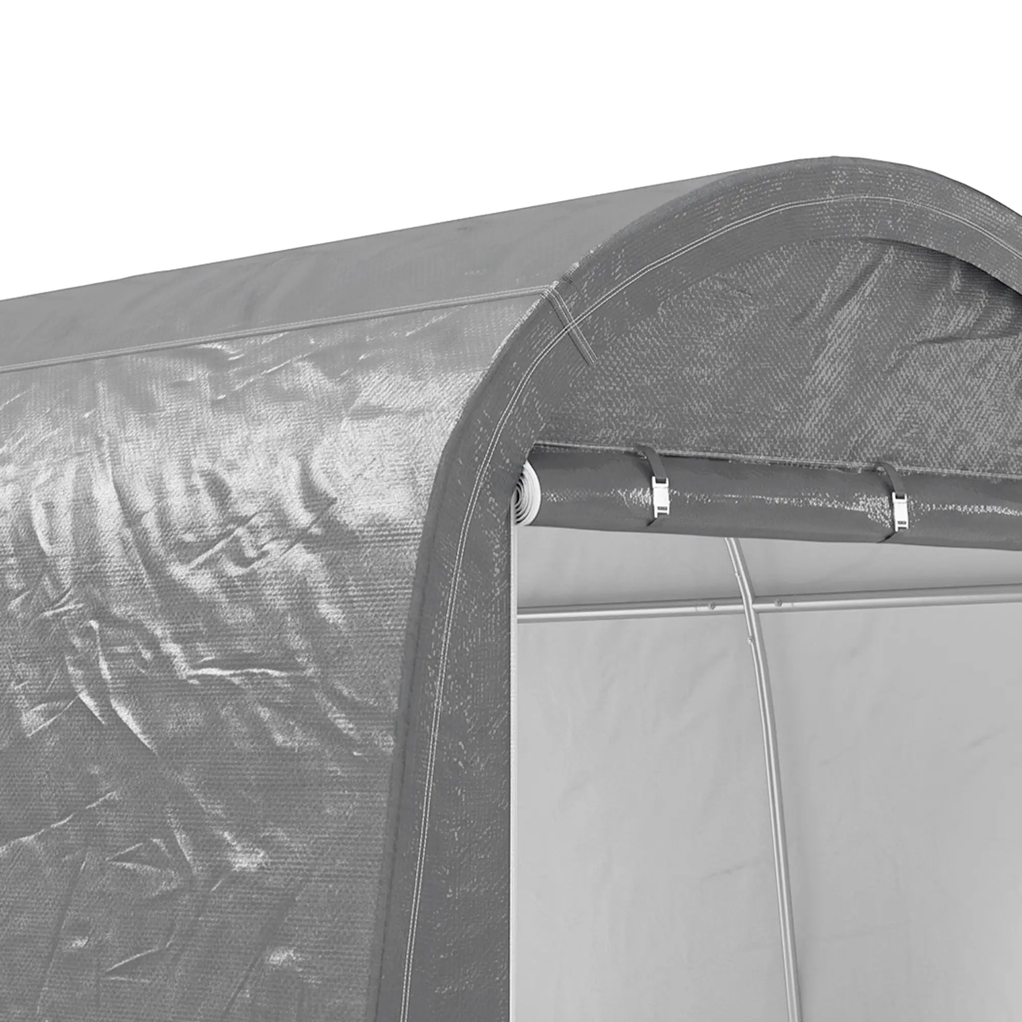 10' x 10' Outdoor Storage Tent, Heavy Duty Waterproof, Light Grey Sheds at Gallery Canada