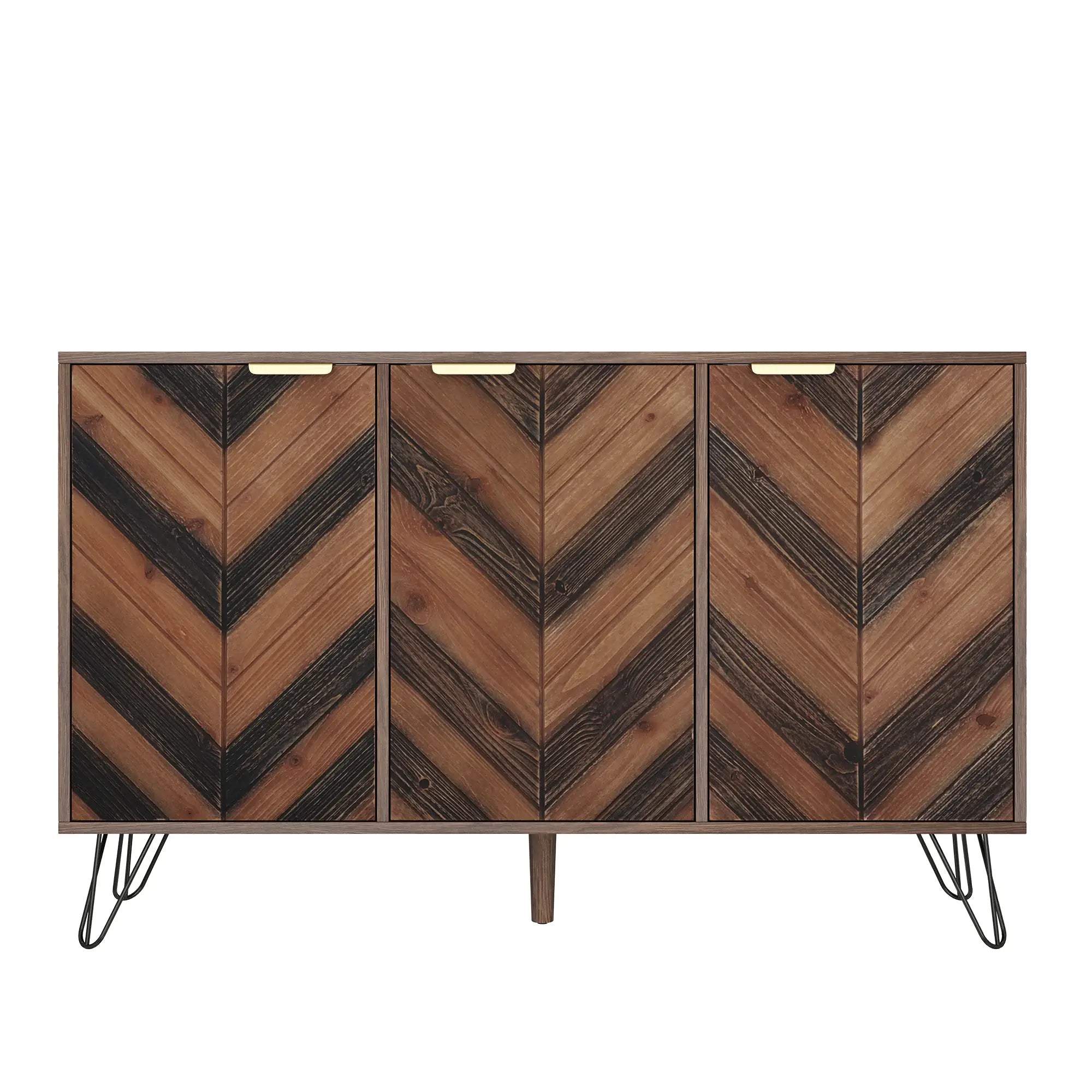Three-Door Sideboard, Adjustable Shelves, 47