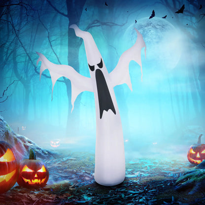 6FT Tall Halloween Inflatable Ghost, Outdoor Yard Decoration with LED Lights, White Halloween Decorations at Gallery Canada