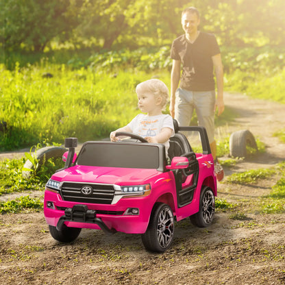 12V Licensed Kids Car, Remote Control, Four Wheel Spring Suspension, Pink Electric Toy Cars at Gallery Canada