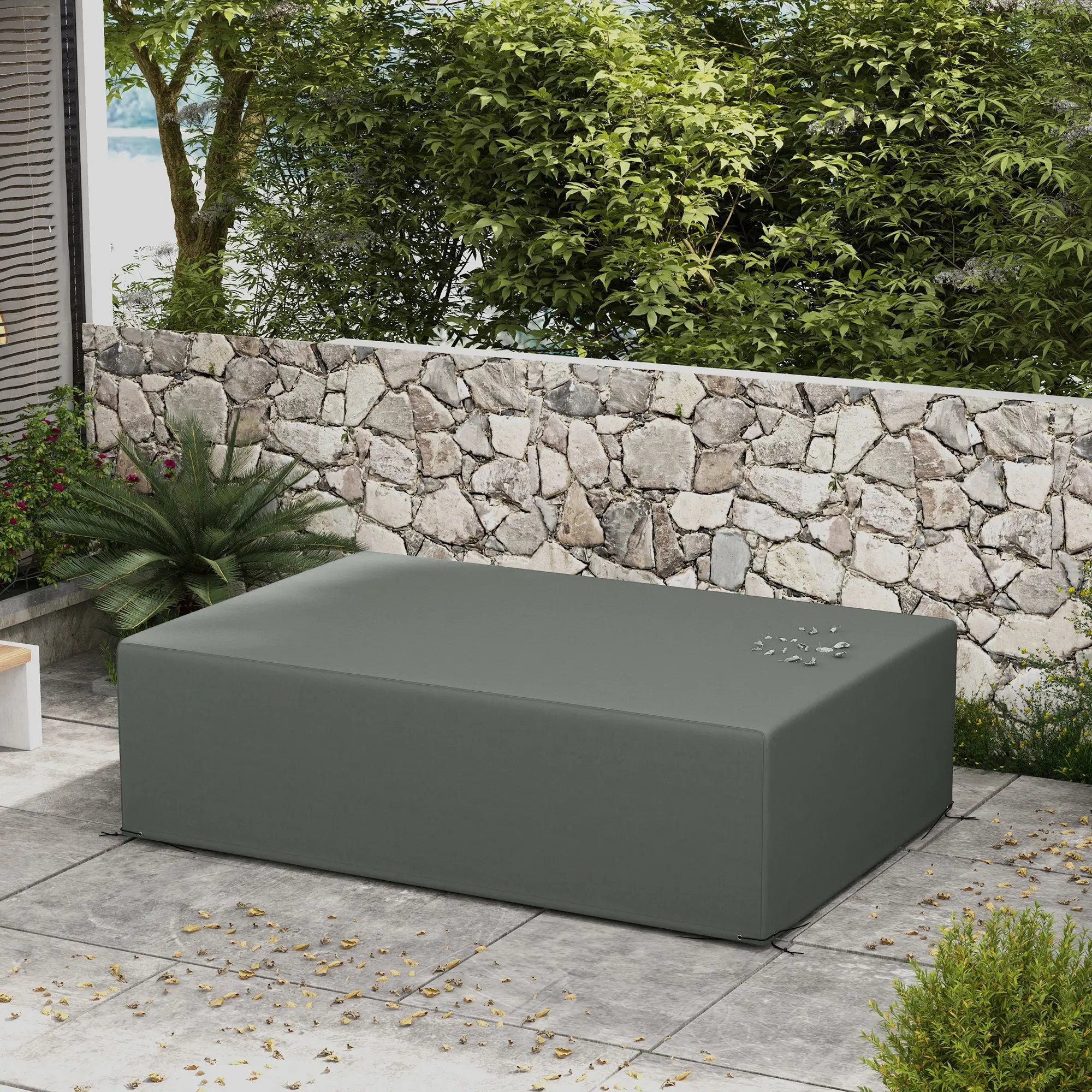 Waterproof Outdoor Sectional Sofa Cover, 97