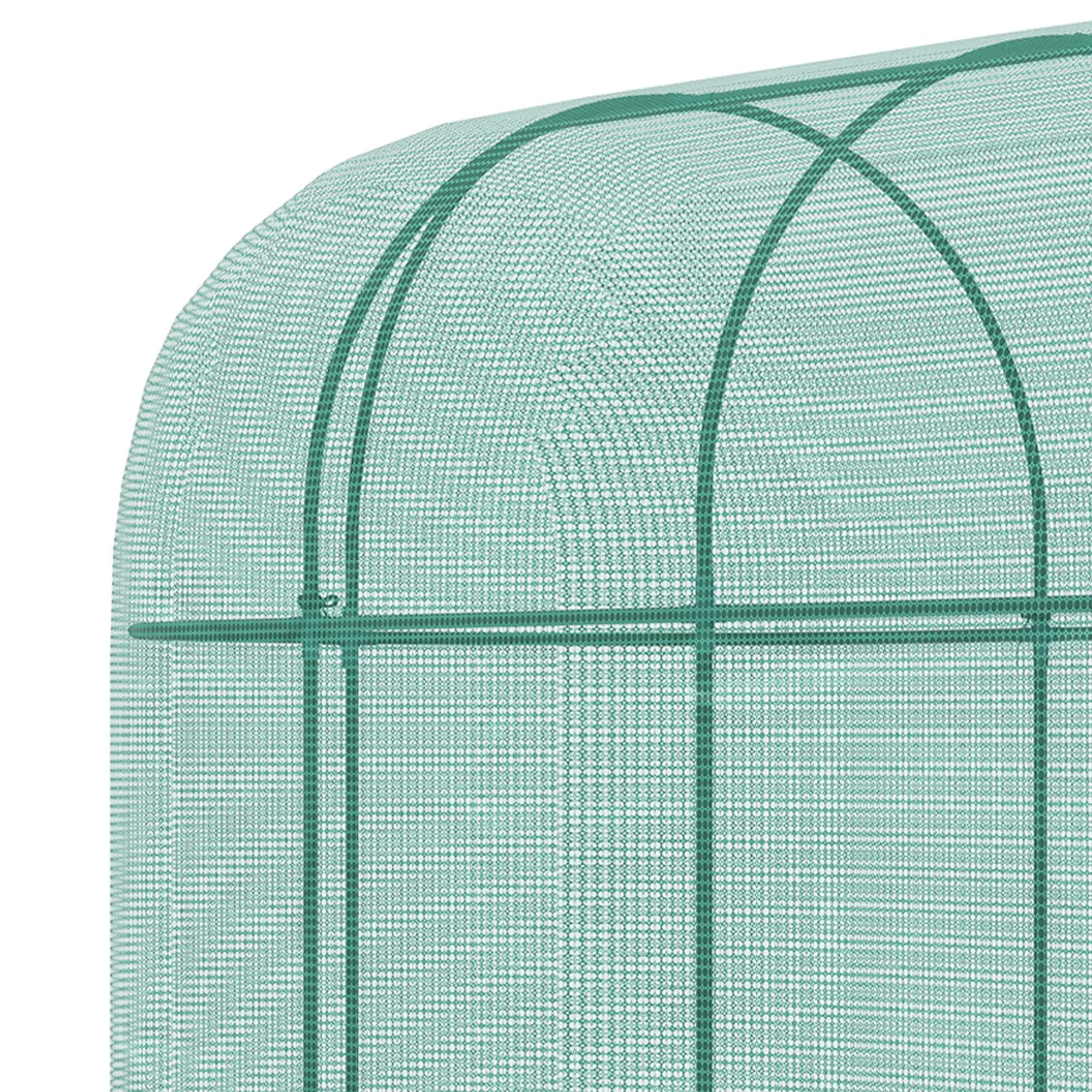 9.8' x 3.3' Plant Protector Tent, Crop Cage, Zipped Door, Ground Stakes Walk In Greenhouses at Gallery Canada