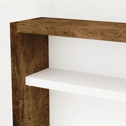 5-Tier Glass Display Cabinet, 2 Doors, 4 Adjustable Shelves, Brown Display Bookshelves at Gallery Canada