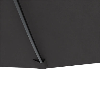 Double-Sided Patio Umbrella Sun Shade, Grey Sun Umbrellas at Gallery Canada