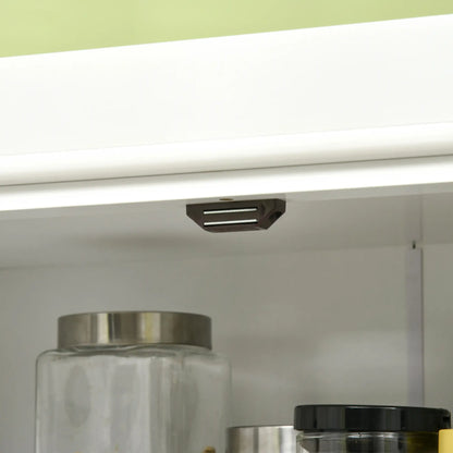72.5" Kitchen Pantry Cabinet, 4 Doors, Drawer, Adjustable Shelves, White Kitchen Pantry Cabinets at Gallery Canada