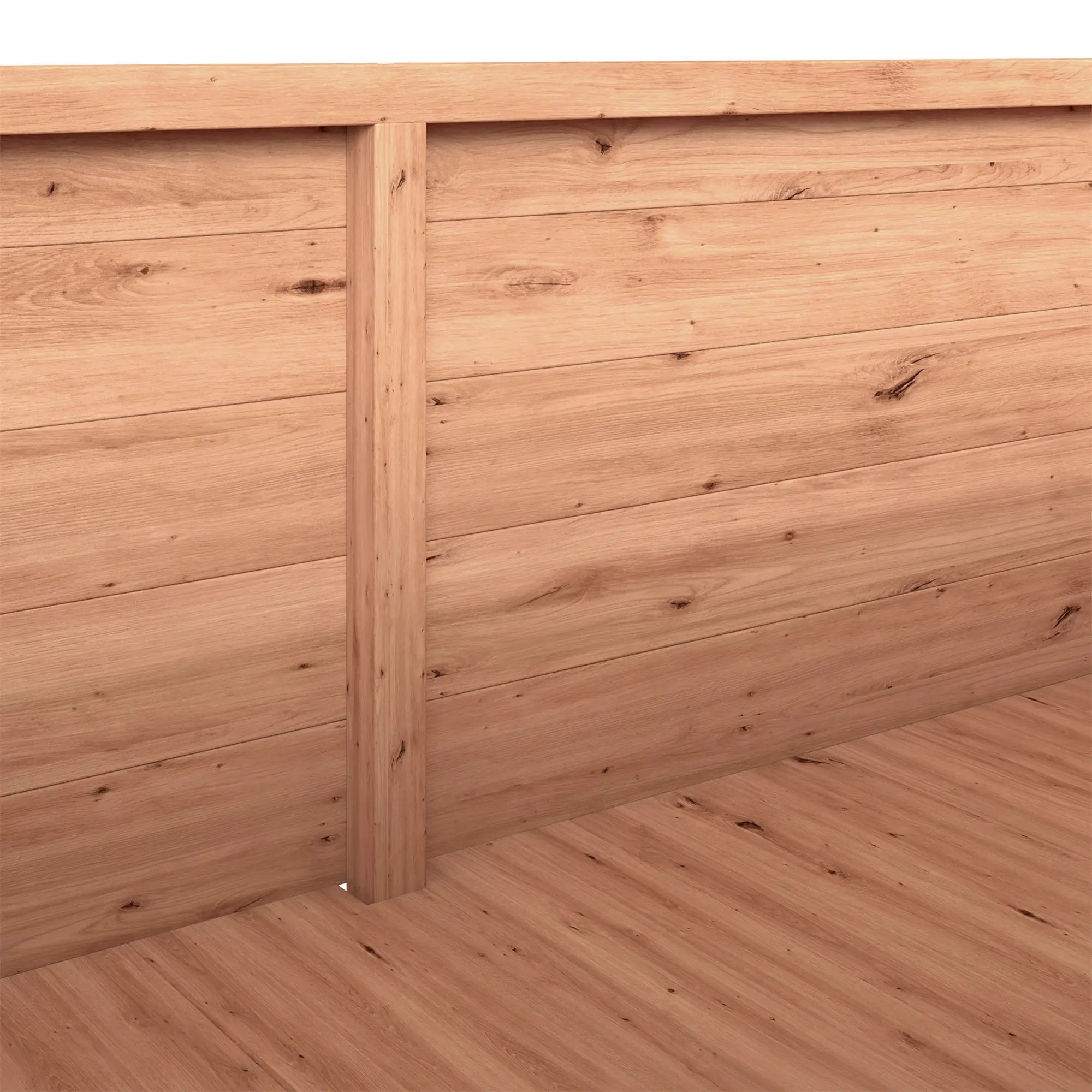 Wooden Raised Garden Bed with Trellis and Hanging Roof, Orange Wooden Planter Boxes at Gallery Canada
