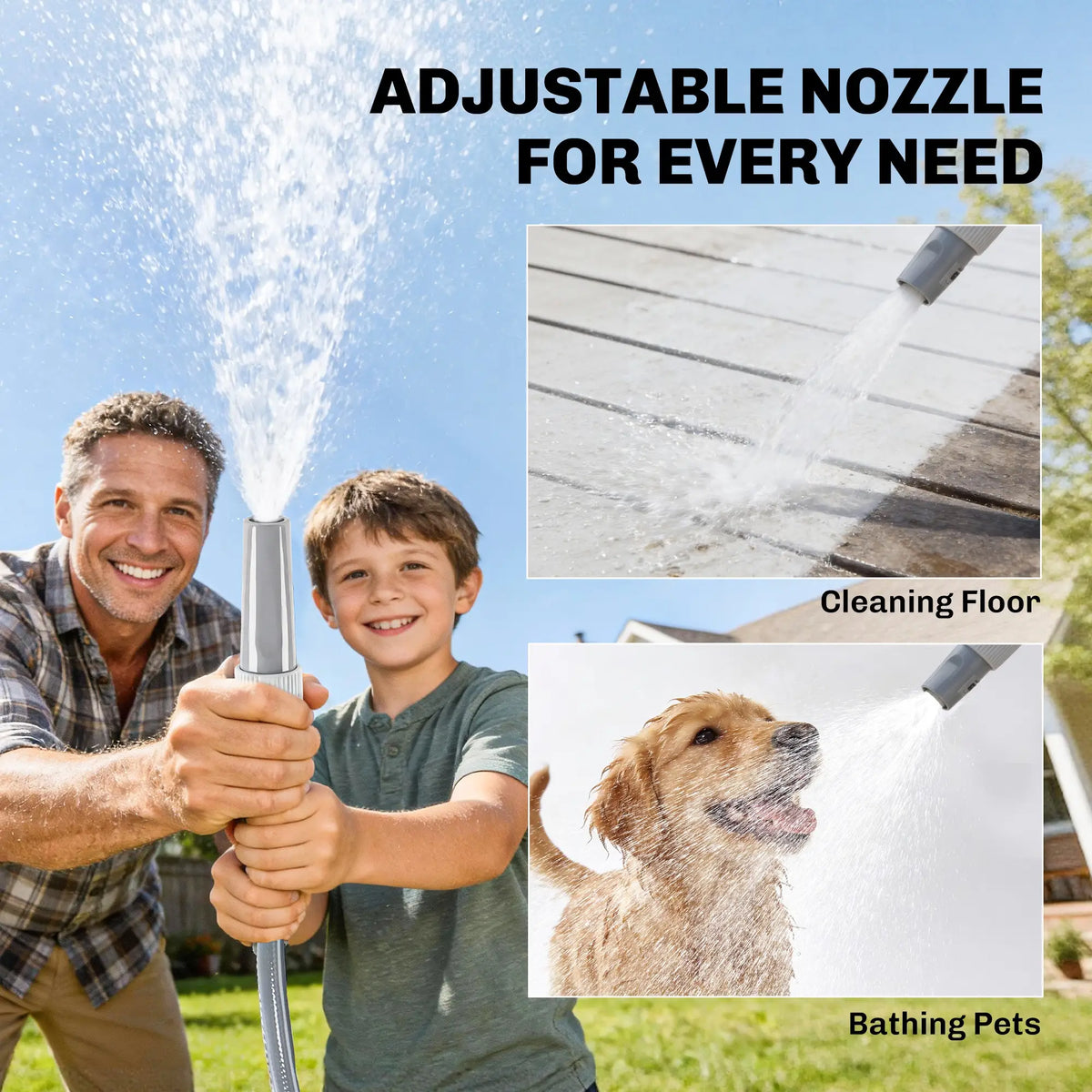Retractable Garden Hose Reel, 1/2" x 98ft, Wall Mounted, Grey Garden Accessories at Gallery Canada