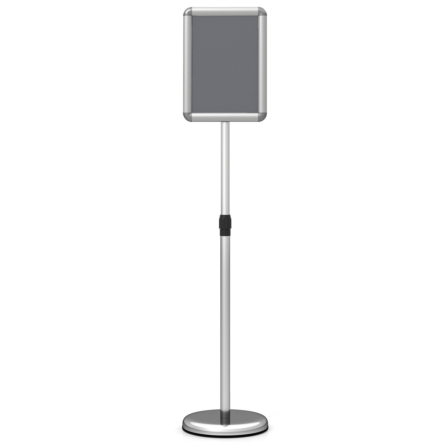 8.5X11Inch Sign Holder Stand, 360° Rotation, Snap-Open Frame, Silver Home Office at Gallery Canada