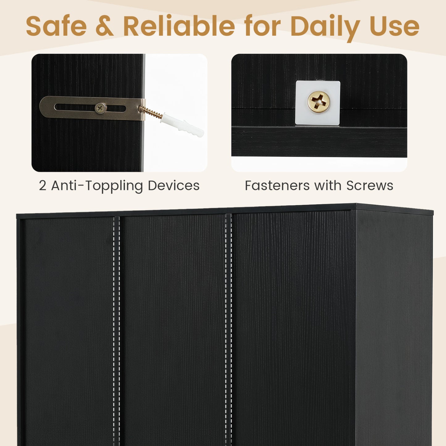 8-Cube Bookcase with Raised Legs, Black Bookcases at Gallery Canada