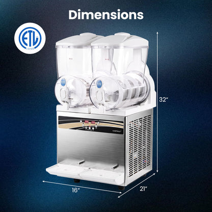 8 Gal Commercial Slushie Machine Ice Crushers & Shavers at Gallery Canada