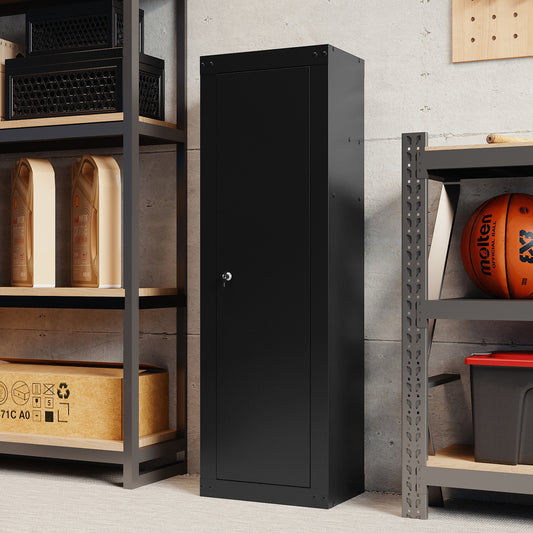 8 Rifle Gun Safe With Storage Shelf, Large, Black Safe Box Black at Gallery Canada
