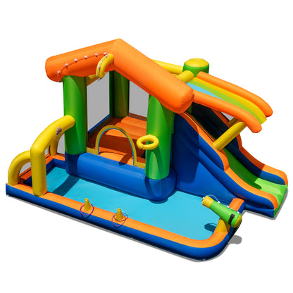 8-in-1 Inflatable Bounce House Water Park Without Blower Inflatable Water Slides Options at Gallery Canada