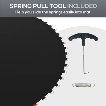 Trampoline Mat Replacement, 10ft, 5.5" Springs, Spring Pull Tool, 54 V-Hooks Trampolines at Gallery Canada