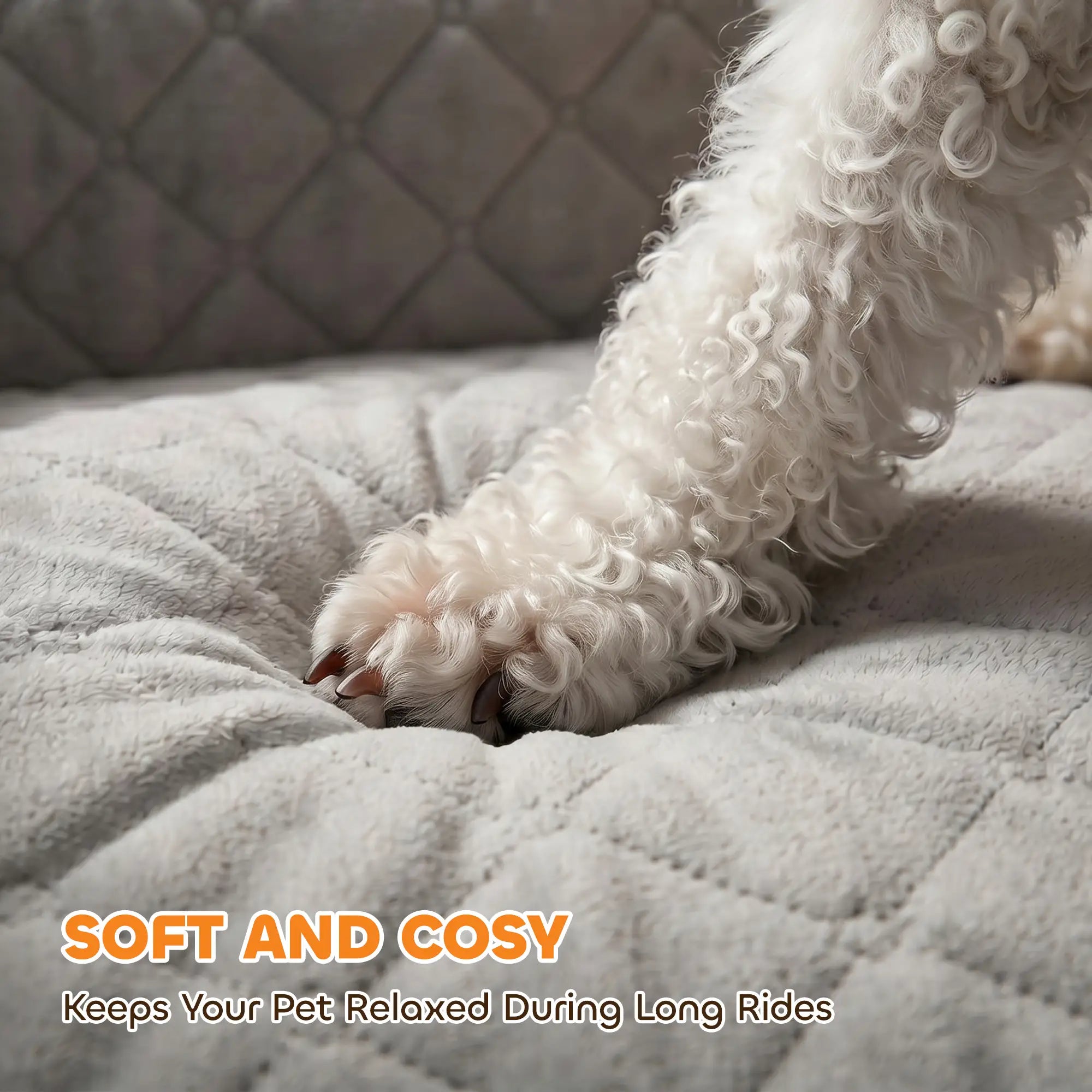 Dog Car Seat, Washable, For Small Dogs Under 10kg, Grey Dog Bike Trailers & Strollers at Gallery Canada