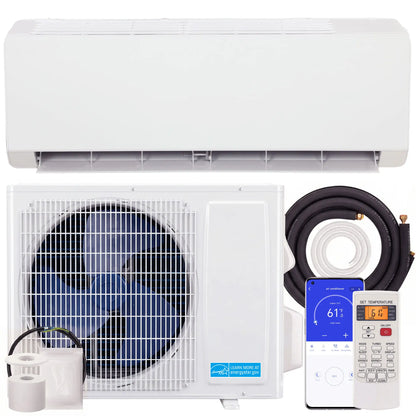 23000 BTU Mini Split AC, 22 SEER2 230V Wifi Inverter Heat Pump 1500 Sq Ft Air Conditioner White at Gallery Canada