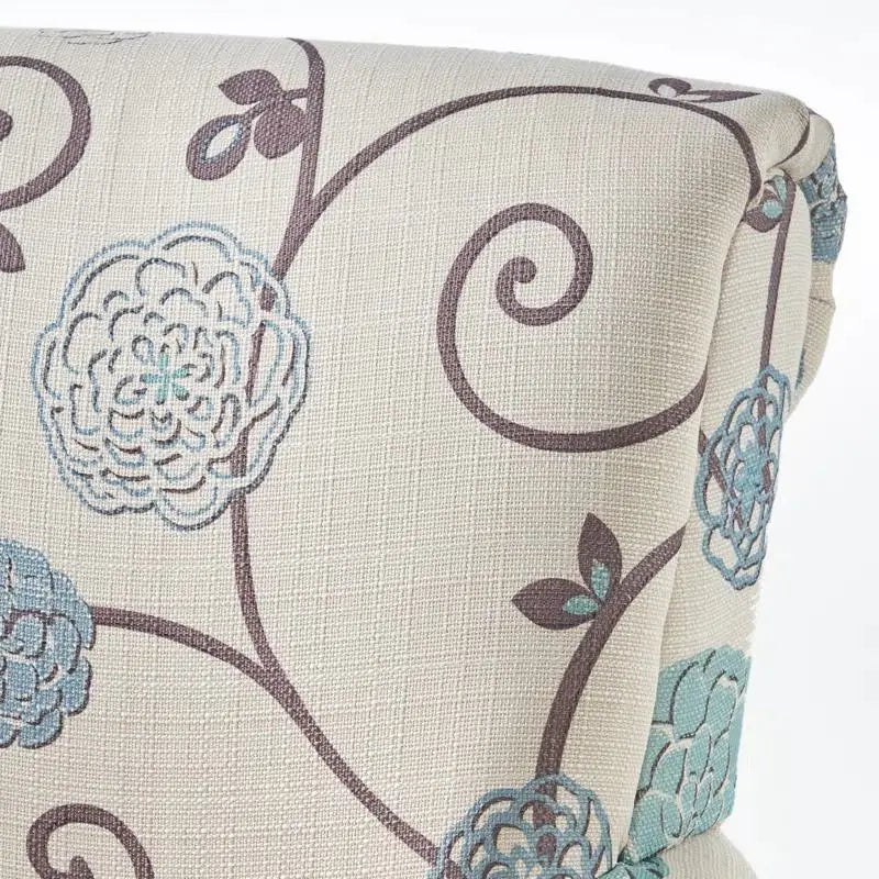 Fabric Club Chair, Birch Wood Legs, 32