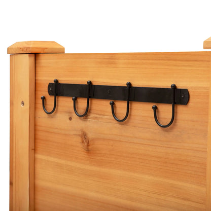 Wooden Raised Garden Stand, 48" x 24" x 32", Nature Wood Elevated Garden Beds at Gallery Canada