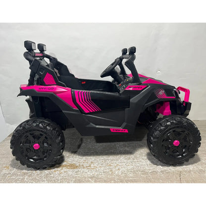 24V 2 Seater Kids Ride On Truck, Ages 3-8, Remote Control, Pink Electric Toy Cars Multi Colour at Gallery Canada