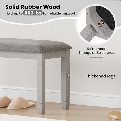 Upholstered Bedroom Bench, Gray Shoe Racks & Storage Benches at Gallery Canada