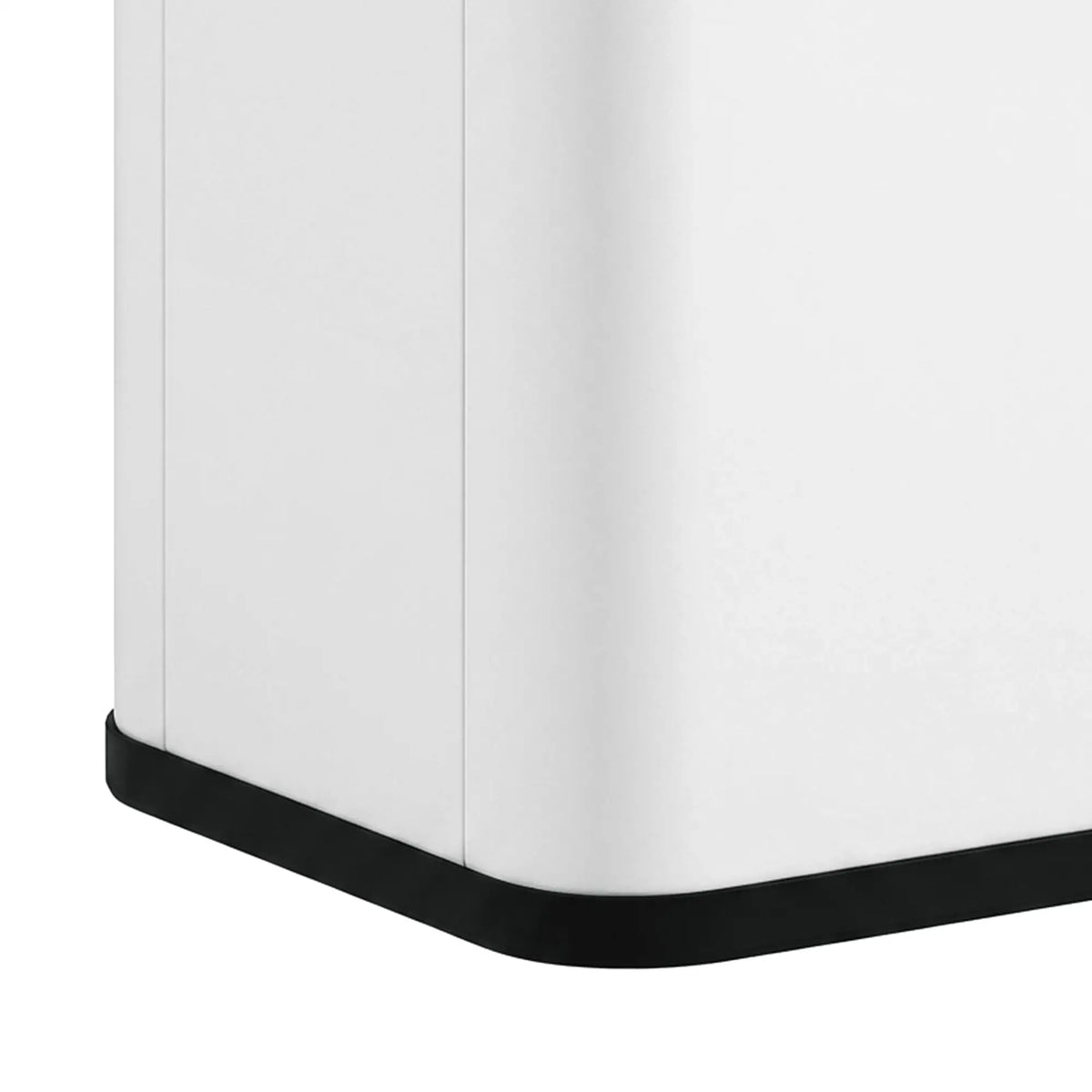 50 L Automatic Garbage Can, Soft-Close Lid, Stainless Steel, White Kitchen Trash Cans at Gallery Canada