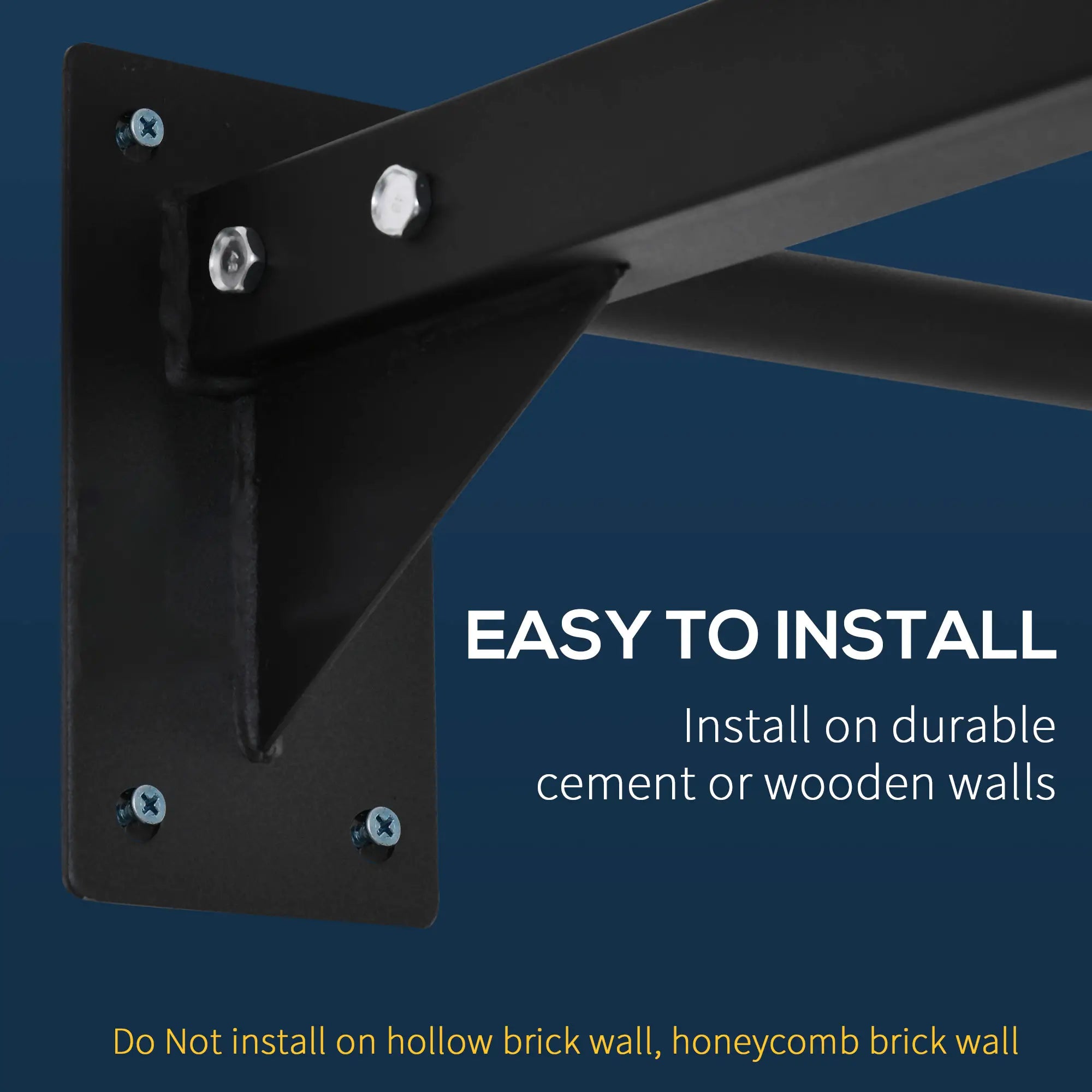 Wall Mount Pull Up Bar, Upper Body Strength Training, Non-Slip Foam, Black Pull Up Bars at Gallery Canada