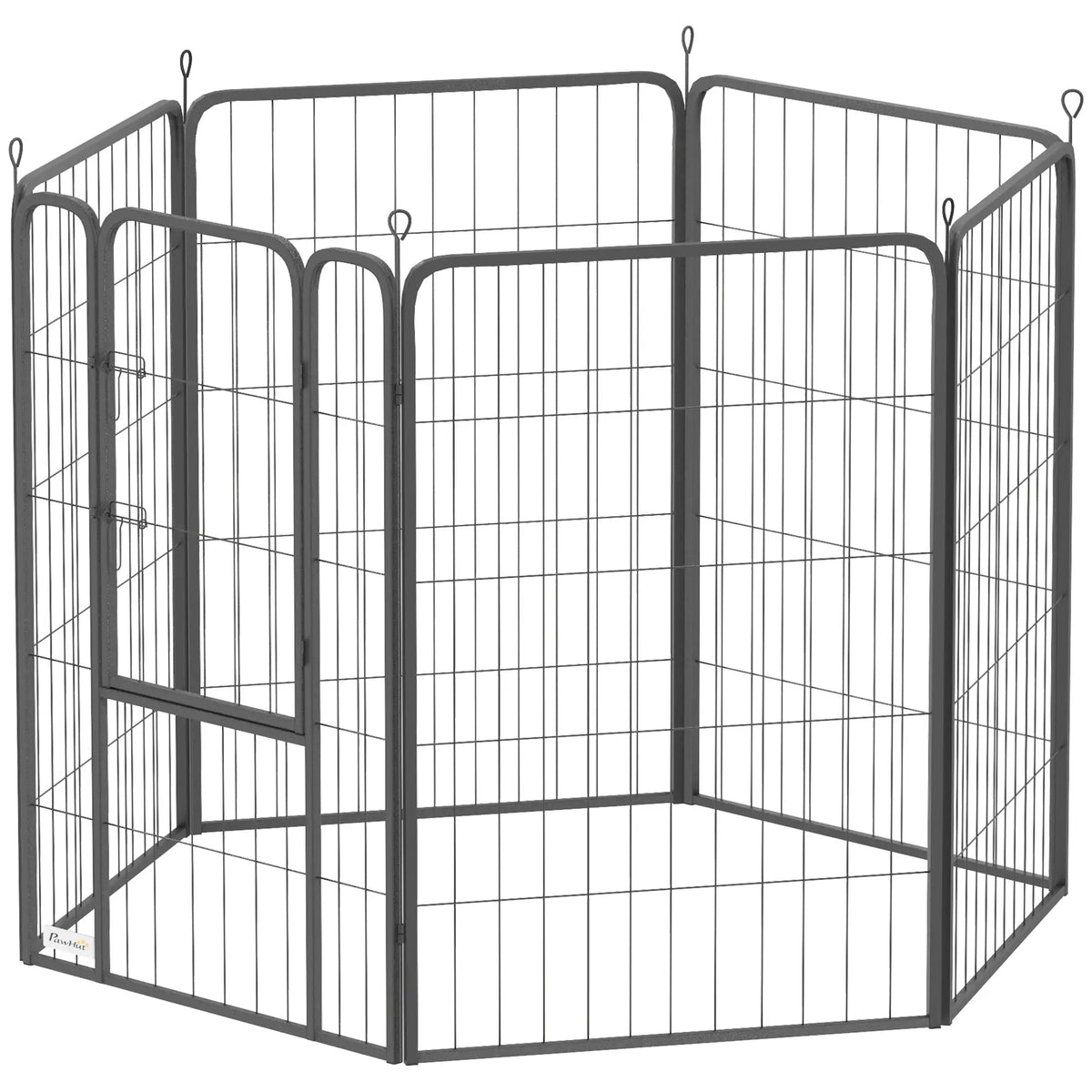 6 Panels Heavy Duty Dog Playpen, 39" Height, Portable Foldable