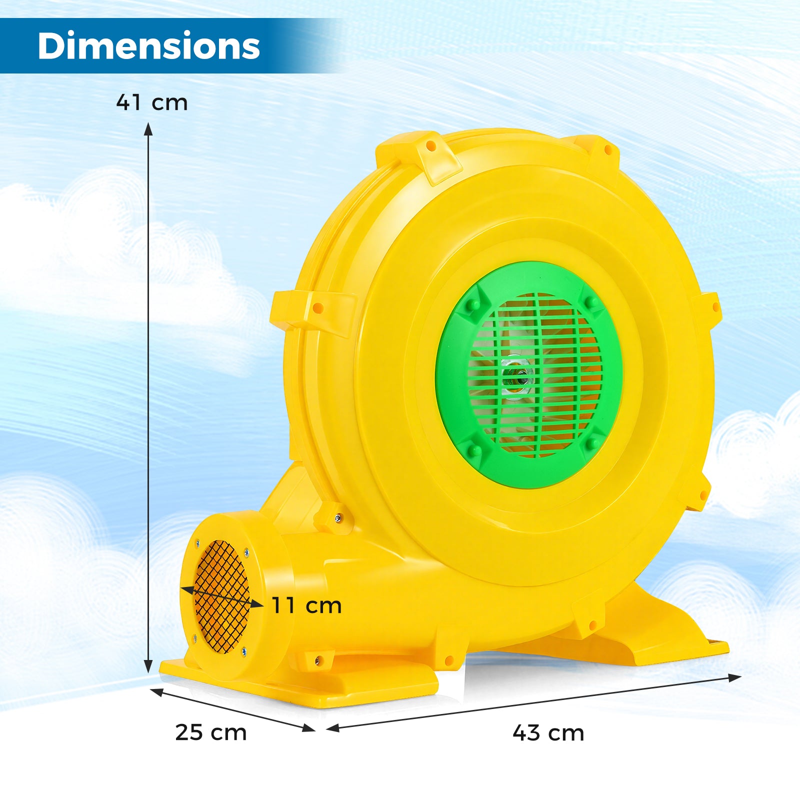 980W Bounce House Blower, 1.31 HP Portable Air Pump Fan Air Blowers at Gallery Canada