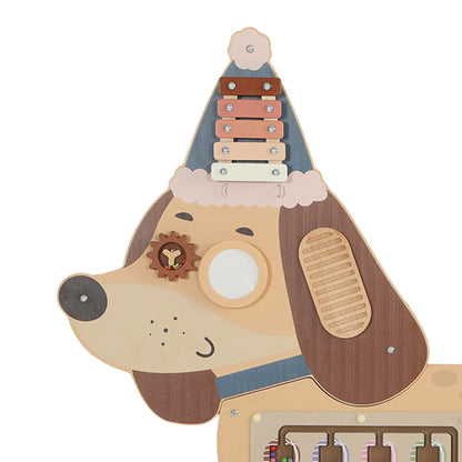 Wooden Wall Busy Board, Montessori Sensory Panel, Dachshund, Toddler Toy Playsets at Gallery Canada