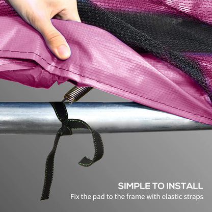 12FT Trampoline Spring Cover, Waterproof, Tear-Resistant, Pink Trampolines at Gallery Canada