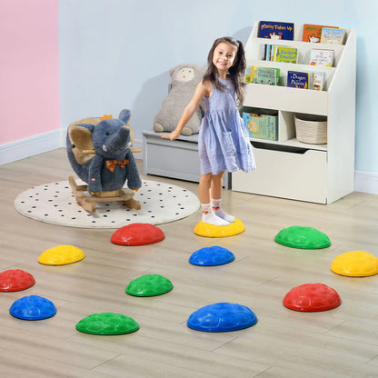 12 PCs Balance Stepping Stones, Turtle Shell Design, Anti-Slip Mat, Ages 3-8 Years, Stackable Gym Sets & Swings at Gallery Canada