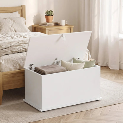 31.5" Lift Top Storage Chest, White Storage Cabinets at Gallery Canada