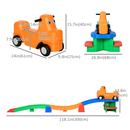 9.8 ft Roller Coaster For Kids, 4 Piece Toddler Ride On Toy Push Cars for Toddlers at Gallery Canada