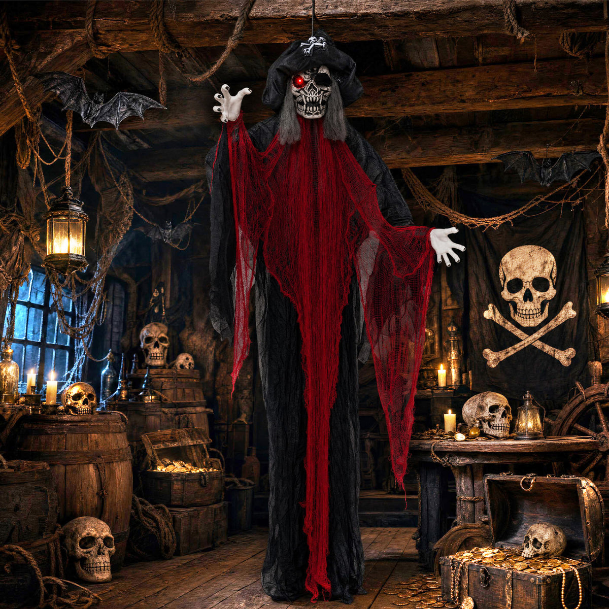 9.4 Ft Animated Hanging Undead Pirate Halloween Decoration Halloween at Gallery Canada