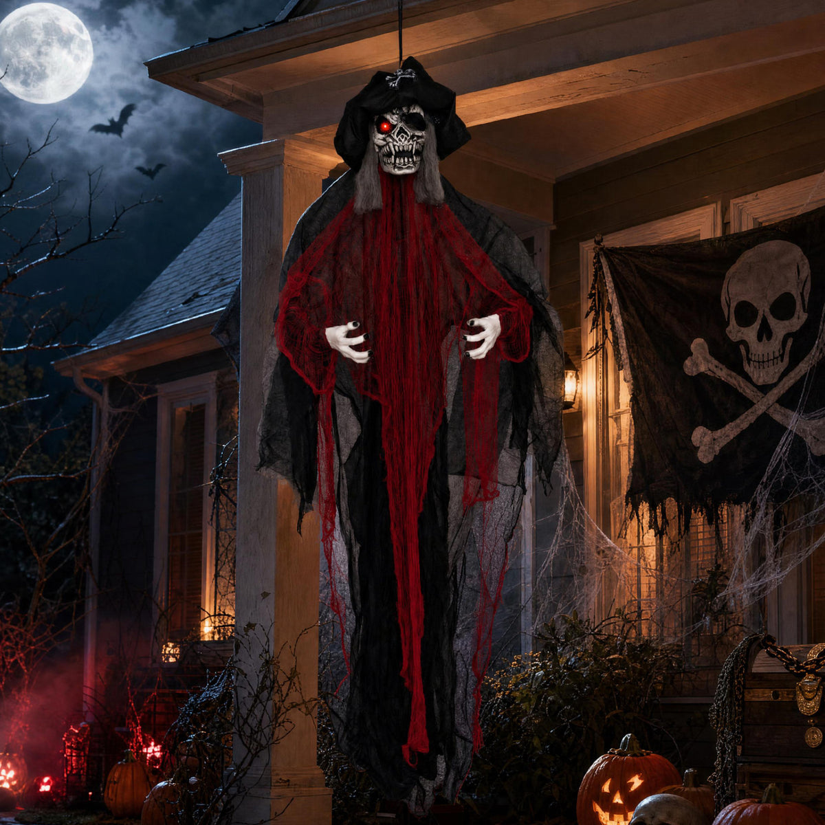 9.4 Ft Animated Hanging Undead Pirate Halloween Decoration Halloween at Gallery Canada