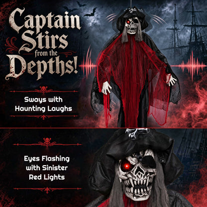 9.4 Ft Animated Hanging Undead Pirate Halloween Decoration Halloween at Gallery Canada