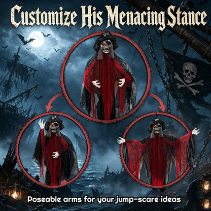 9.4 Ft Animated Hanging Undead Pirate Halloween Decoration Halloween at Gallery Canada