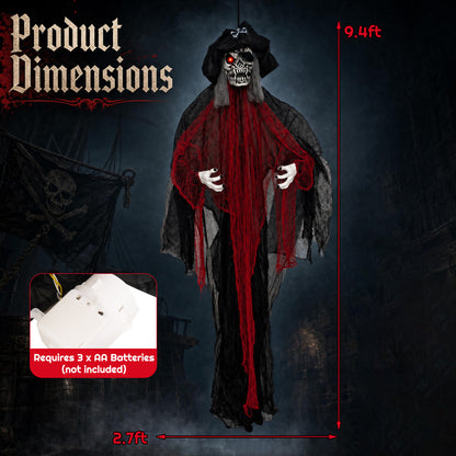 9.4 Ft Animated Hanging Undead Pirate Halloween Decoration Halloween at Gallery Canada