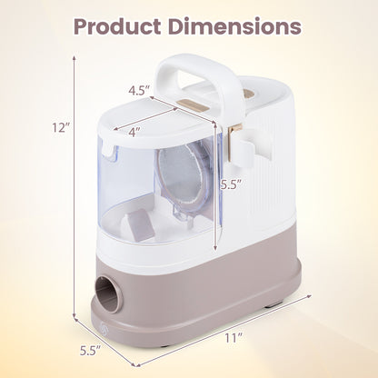 Kit de toilette pour chien à aspiration 9-en-1, 3 modes d'aspiration