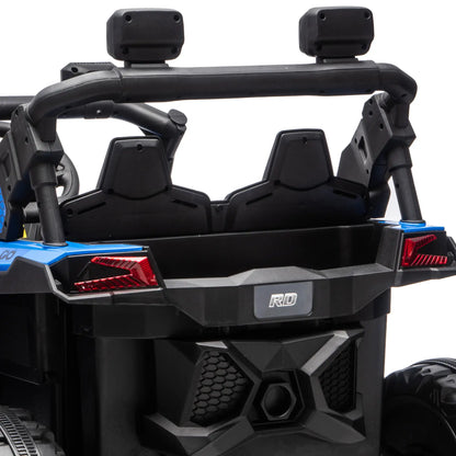 24V 2 Seater Ride On Truck, Remote, Dual Motors, Blue Electric Toy Cars at Gallery Canada