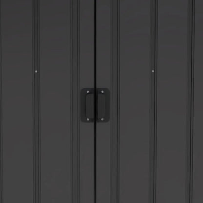 8 x 6 ft Metal Outdoor Storage Shed, Dark Grey Sheds at Gallery Canada
