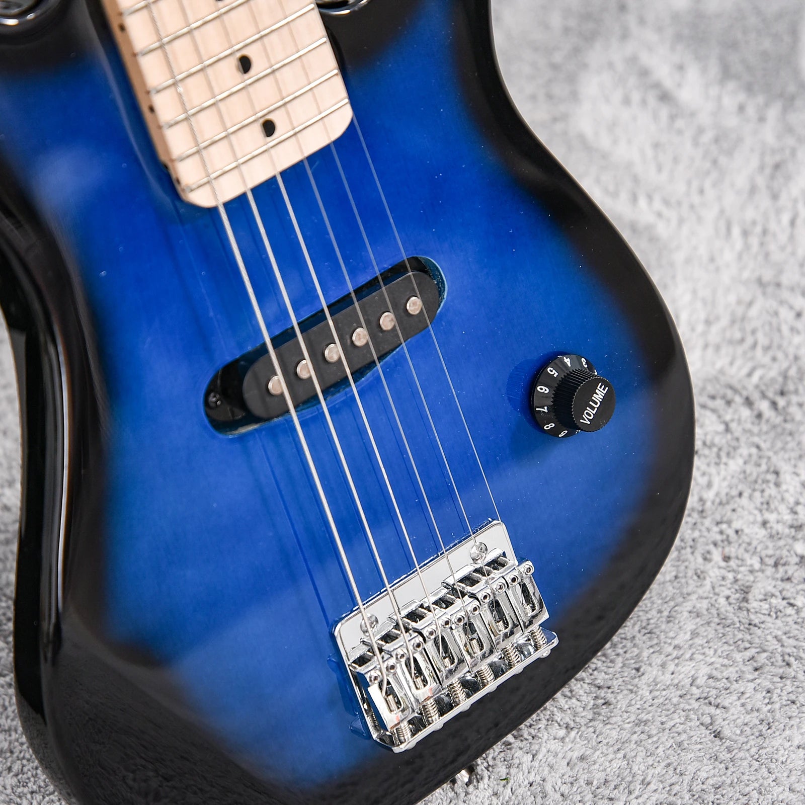 30 Inch Kids Electric Guitar, 3/4 Size, Starter Kit, Blue/Black Electronic Musical Pianos at Gallery Canada