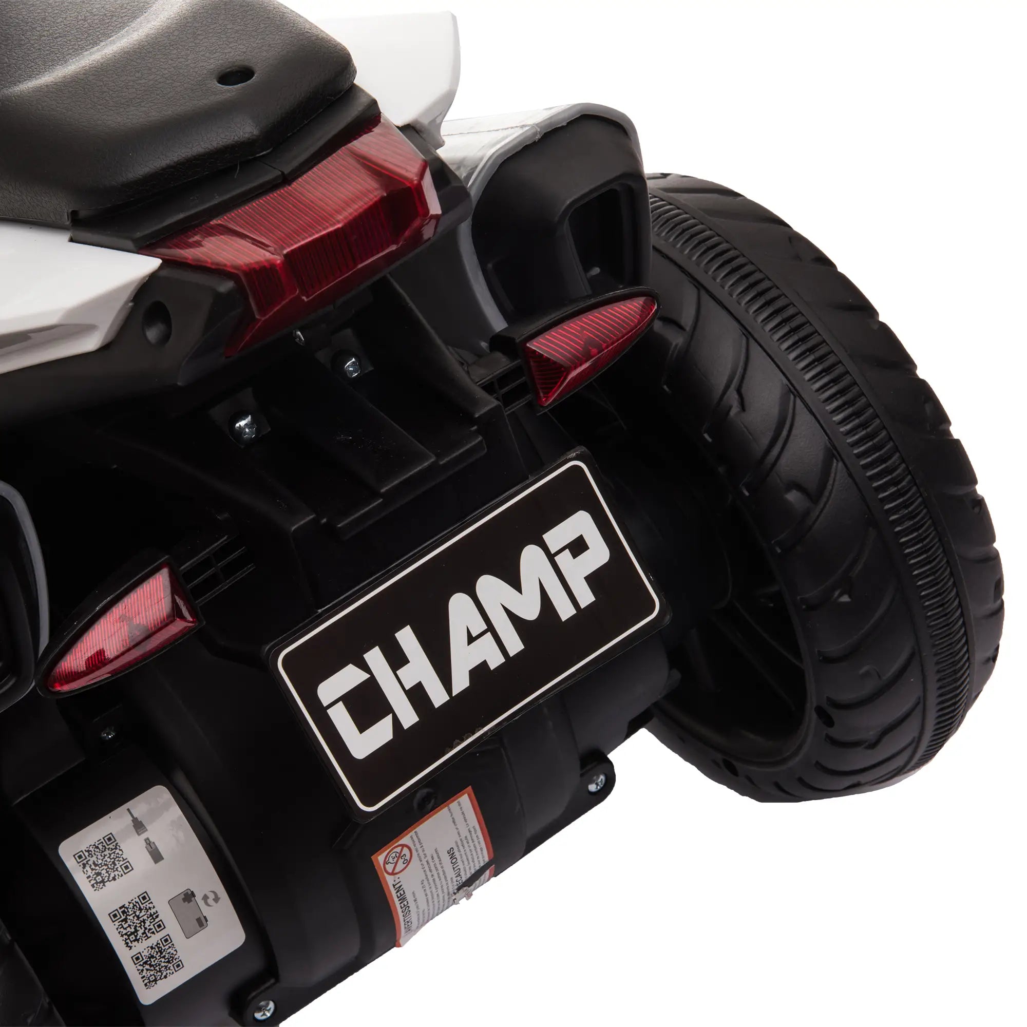 Kids Electric Motorcycle Ride-On Toy, 3 Wheels, Music, Horn, Lights, Black Electric Motorcycles at Gallery Canada